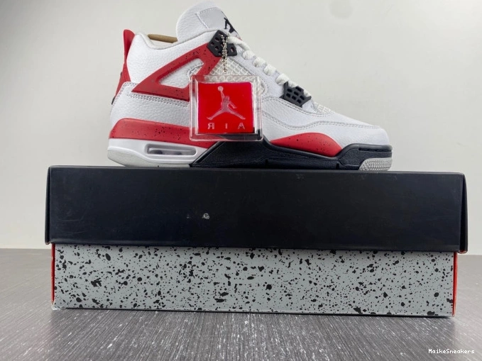 MaikeSneakers Air 4 Cement Jordan Red DH6927-161 0807